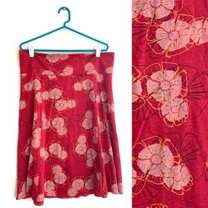 Royal Robbins A-line floral skirt Size L